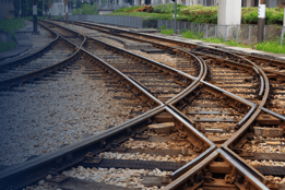 Railway track switch monitoring with fiber optic sensing